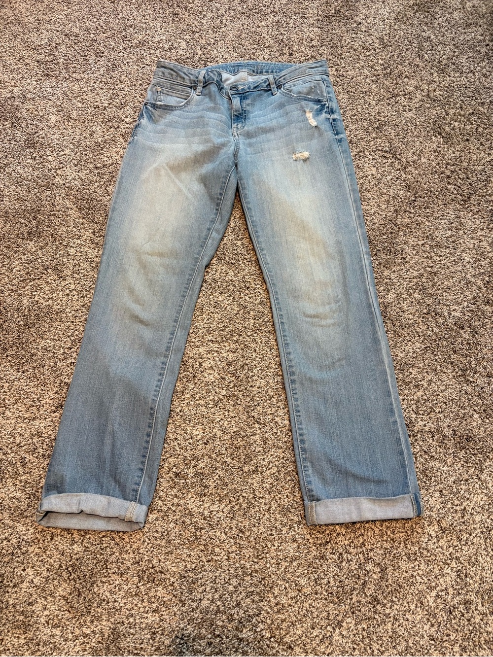 Simply Vera Vera Wang Light Wash Boyfriend Jeans
